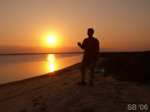 Sonnenuntergang am Lake Sibiya