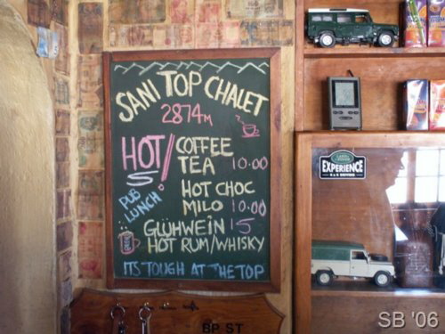 Im h�chsten Pub Afrikas