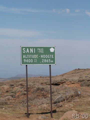 Sani Pass ( 2865m �.N.N. )